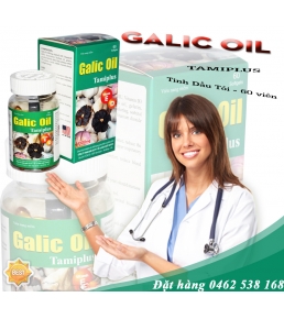 TINH DẦU TỎI ĐEN Garlic Oil 1000mg - Hạ cholesterol,bình ổn huyết áp